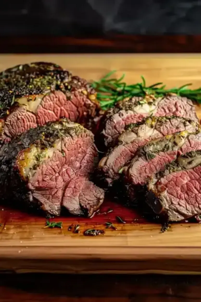 Smoky Garlic Butter Prime Rib for a Festive Feast
