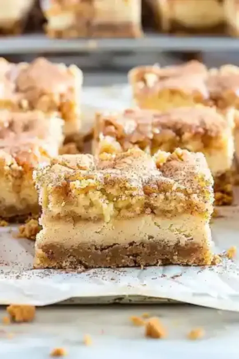 Snickerdoodle Cheesecake Bars for the Soul