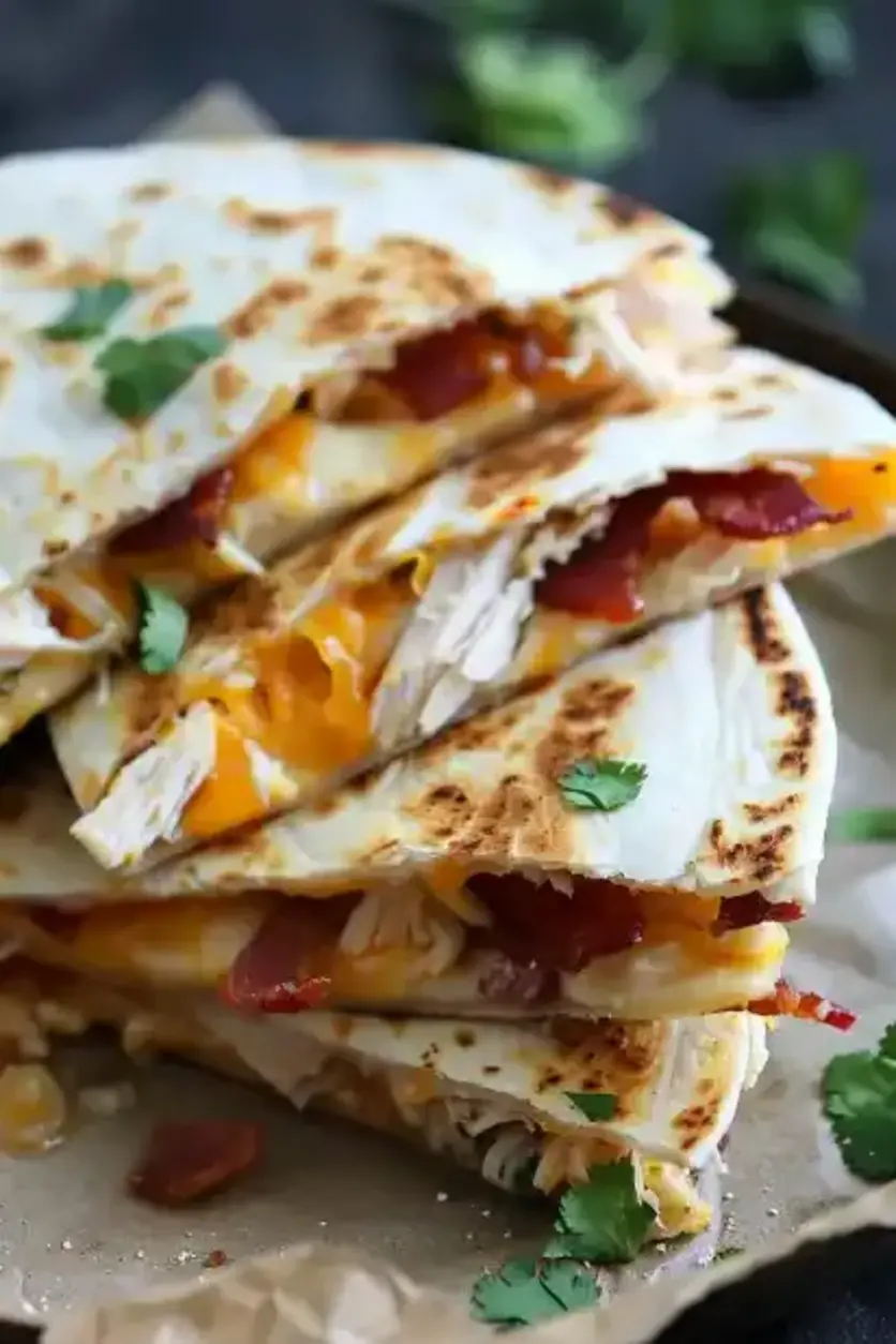 Chicken Bacon Ranch Quesadillas Savory Perfection