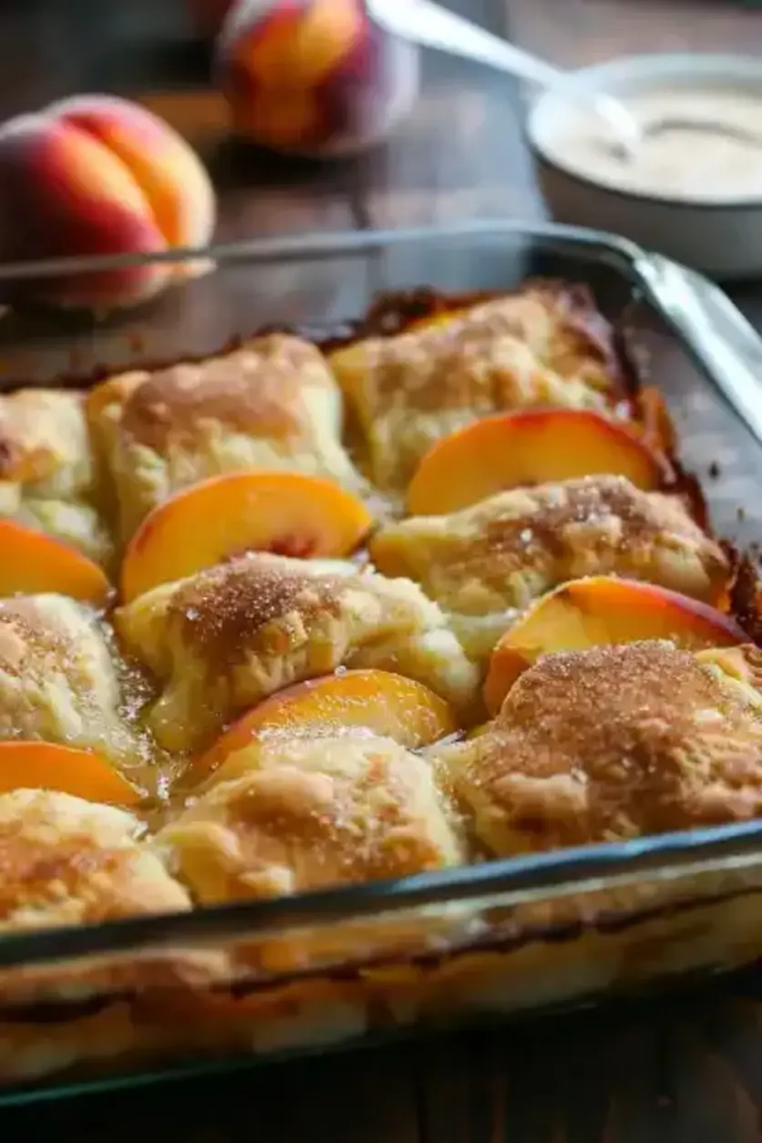 Simple and Delicious Easy Peach Dumplings