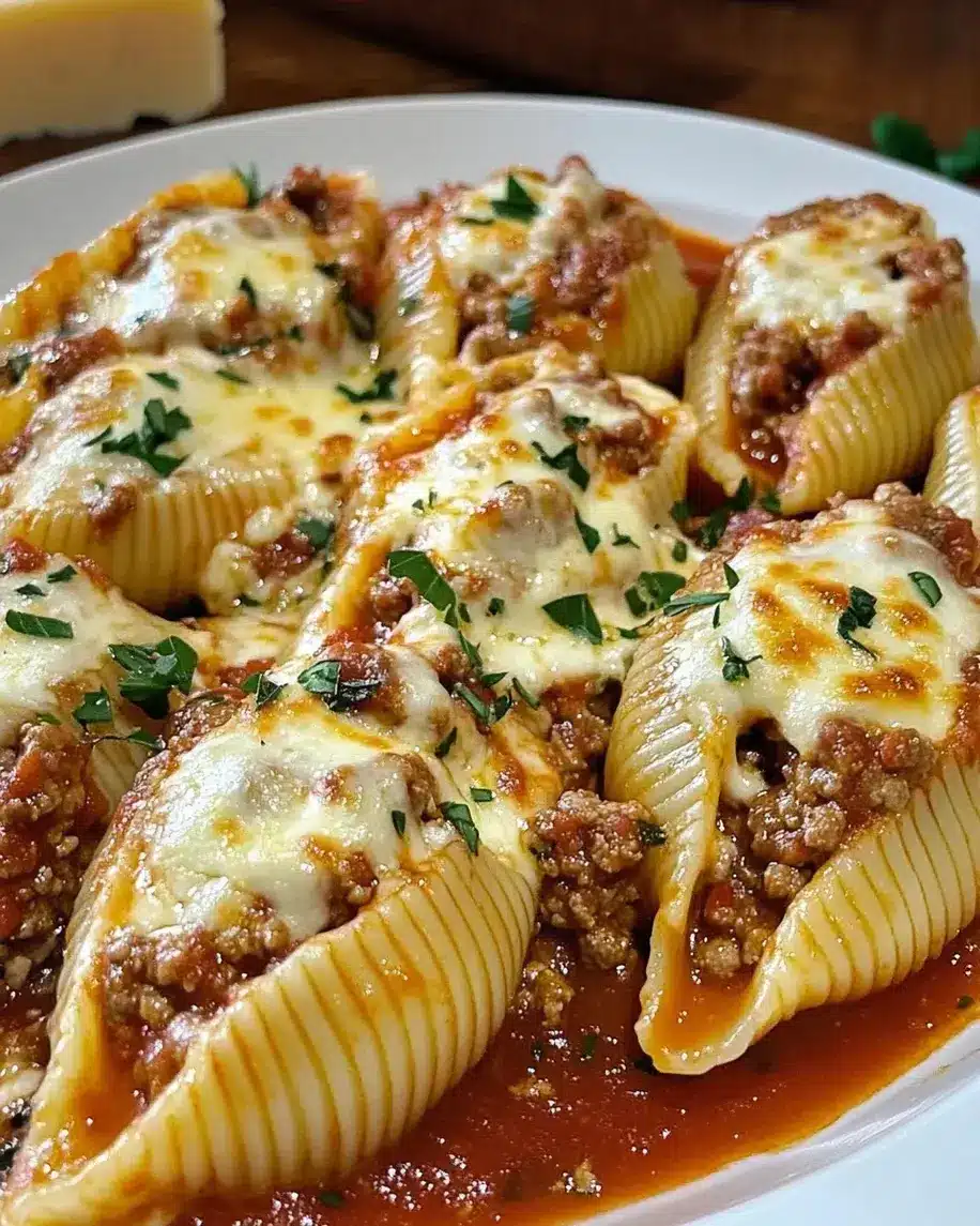 Beef Stuffed Shells with Creamy Ricotta Filling Delight You