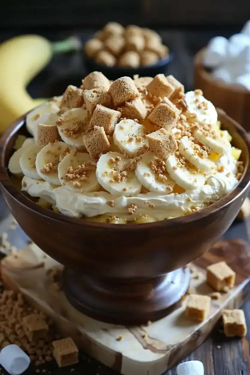 Banana Pudding Cheesecake Salad