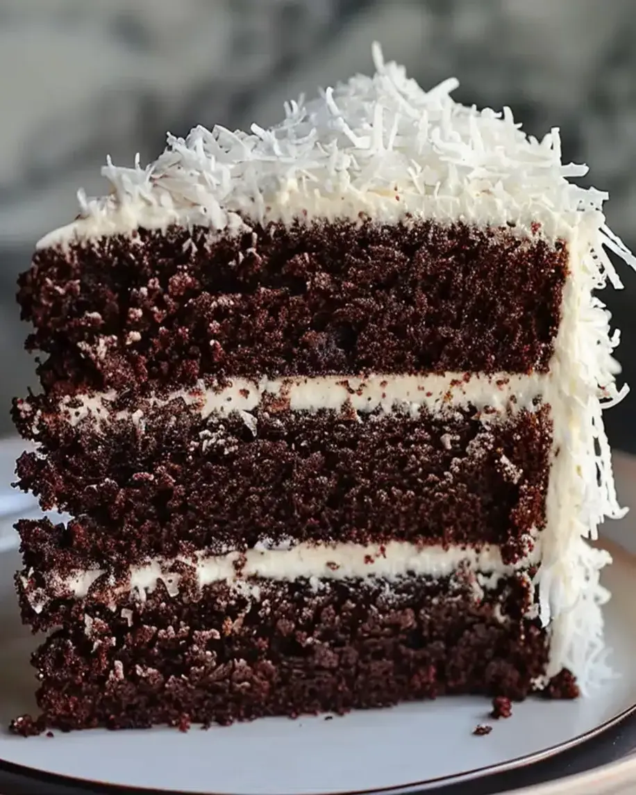 Best Ever Homemade Chocolate Coconut Cake So Moist Easy