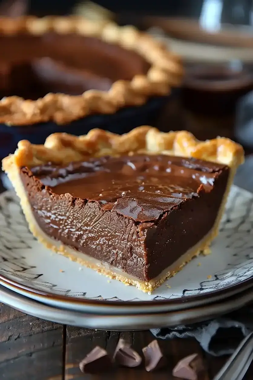 Southern Chocolate Chess Pie Delight