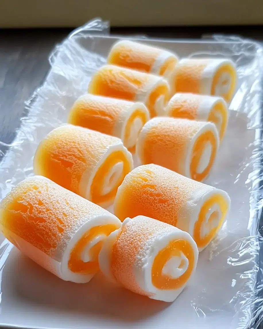 Creamsicle Vodka Jello Rollups The Perfect Summer Treat