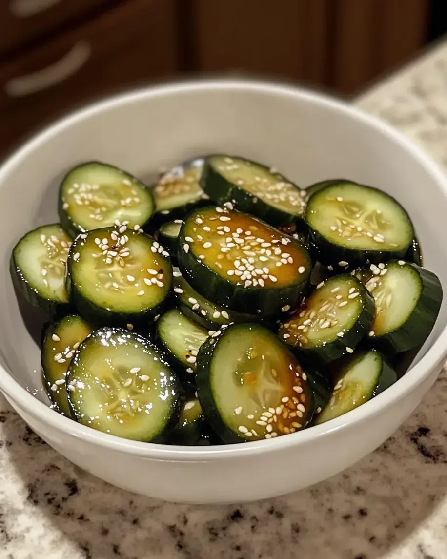 Asian cucumber salad is a must try for summer