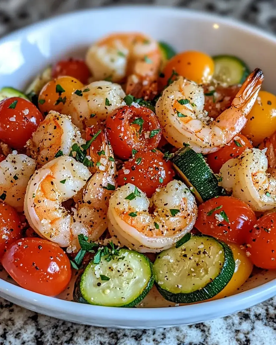Garlic Parmesan Shrimp Veggies A Quick Delight