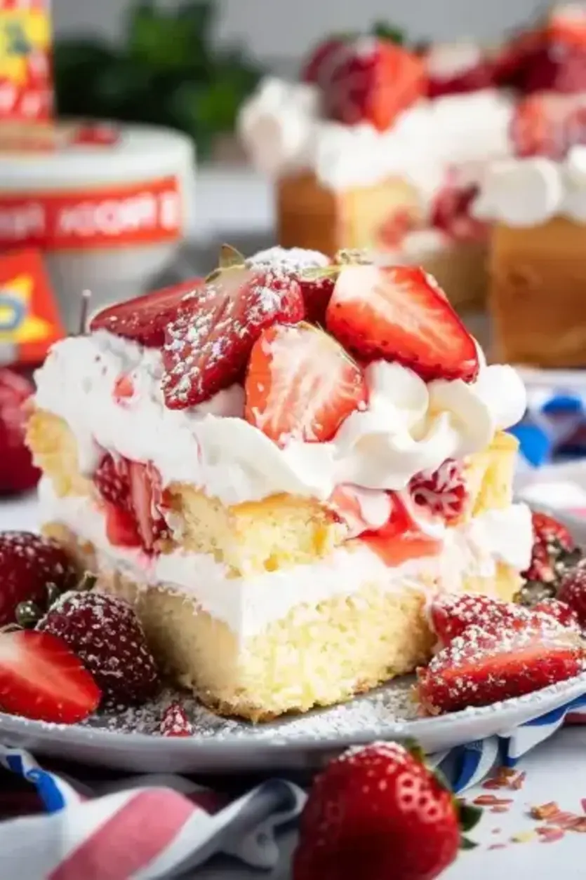 Irresistible Strawberry Twinkie Cake