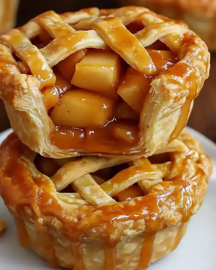 Salted Caramel Apple Mini Pies Youll Want to Make Every Fall