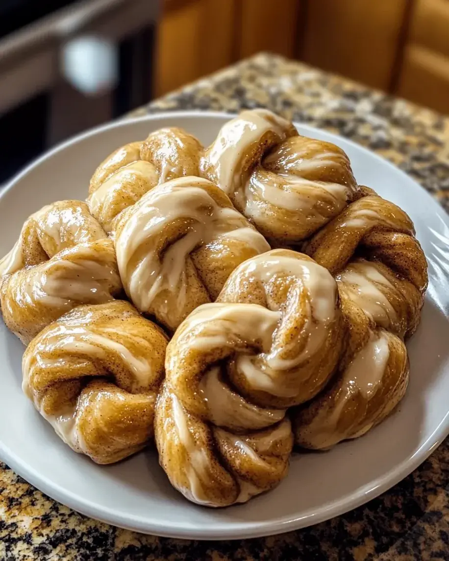 Cinnamon Knots with Coffee Icing A Sweet Delight