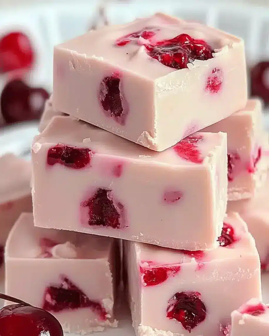 Maraschino Cherry White Chocolate Fudge The Sweet Treat You Didnt Know You Needed