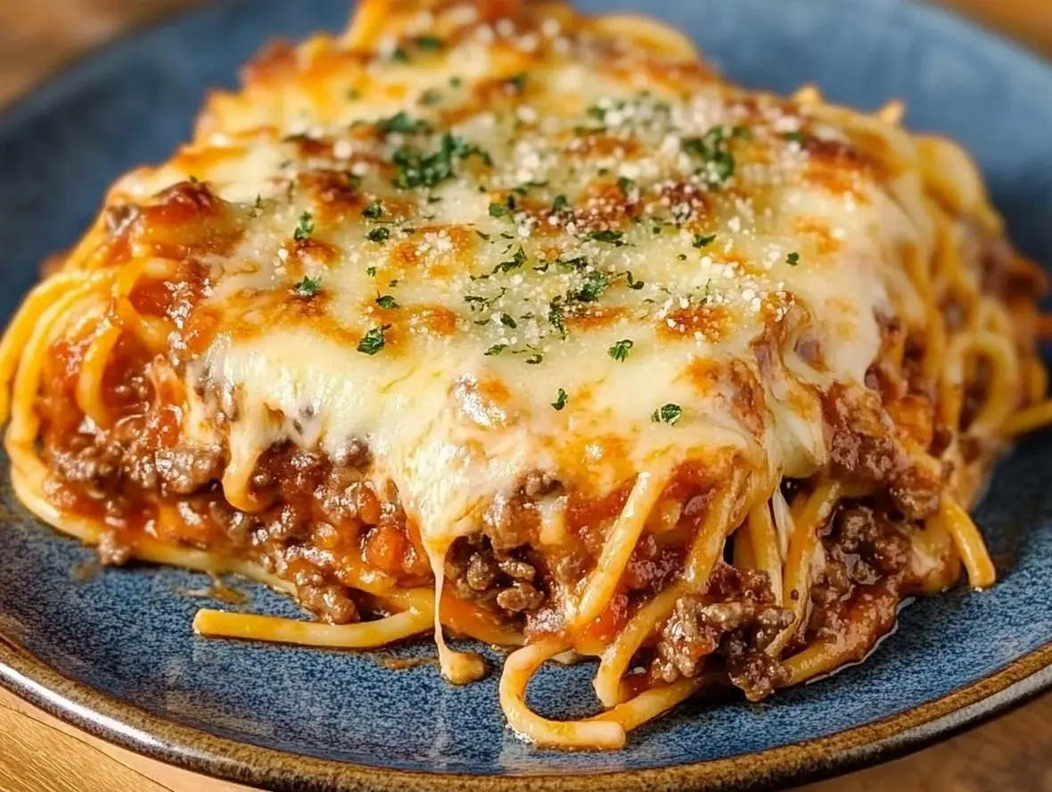 Baked Cream Cheese Spaghetti Casserole Everyone Will Love