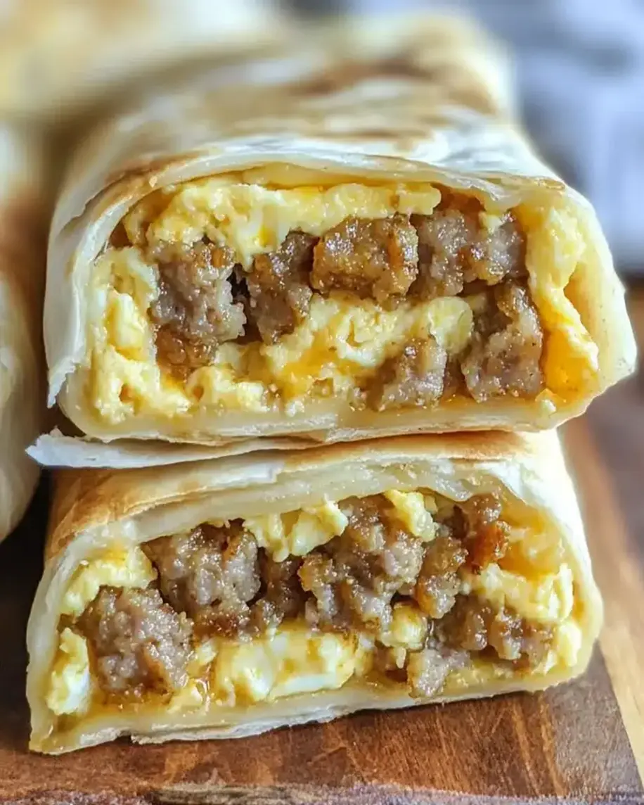 Cheesy Sausage Egg Wraps The Ultimate Easy Breakfast