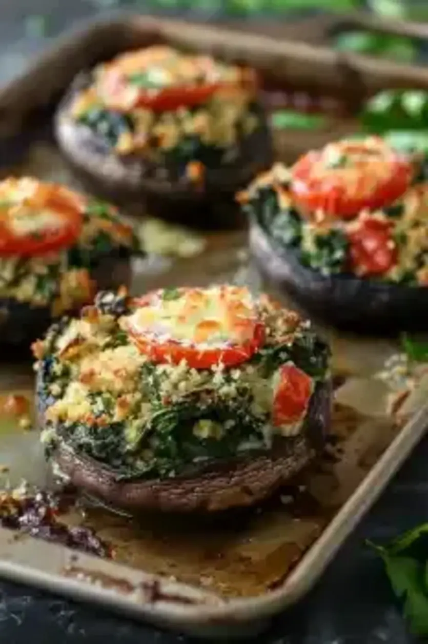 Stuffed Portobello Mushrooms Gourmet Delight