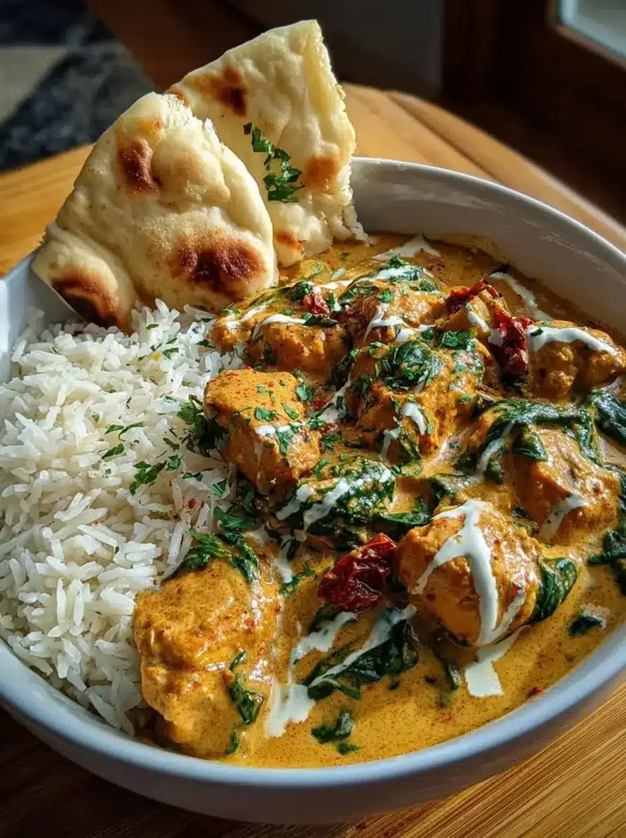 Creamy Coconut Tomato Chicken Curry in the Slow Cooker - cookingwithlalyta